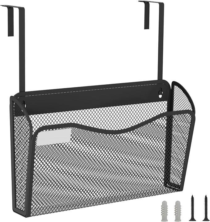 Wall File Organizer, Mesh Hanging File Organizer, Home Office Organization and by BOHDK