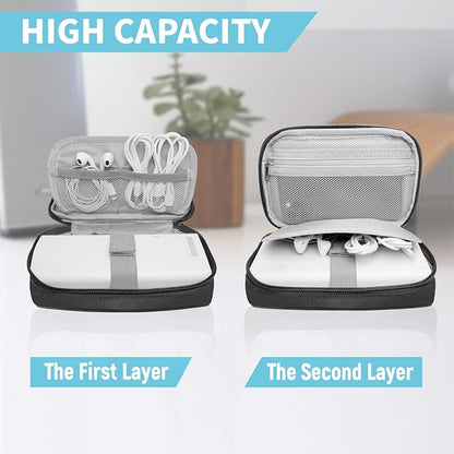 Lcsmaokin Electronics Travel Organizer, Portable Waterproof Electronic Travel - Image 3