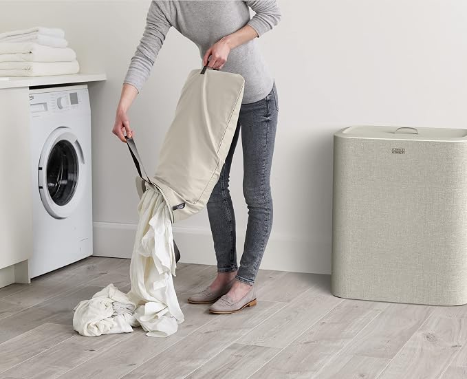 Joseph Joseph Tota Trio 90 liter/23.8 gallon Laundry Hamper Separation Basket - Image 4