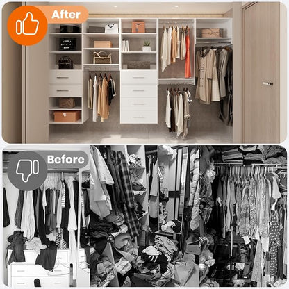 ROOMTEC Modular Closet System, Wooden Tower - Image 4