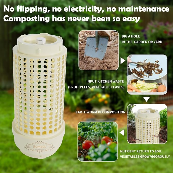 Underground Worm Farm, Garden Mini vermicomposting bin - Image 3