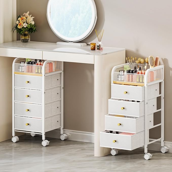 SWTYMIKI Rolling Makeup Organizer Cart by SwtyMiki-TidyHomeSweetLife