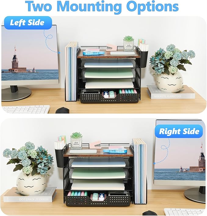 OPNICE Desk Organizer, 5-Tier Desktop File Organizer - Image 5