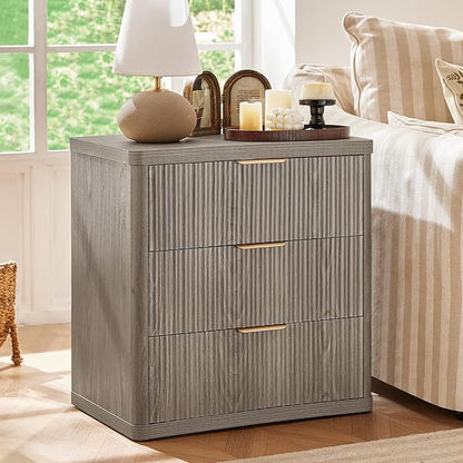 LEYAOYAO 23" Wide Fluted Night Stand - Image 4