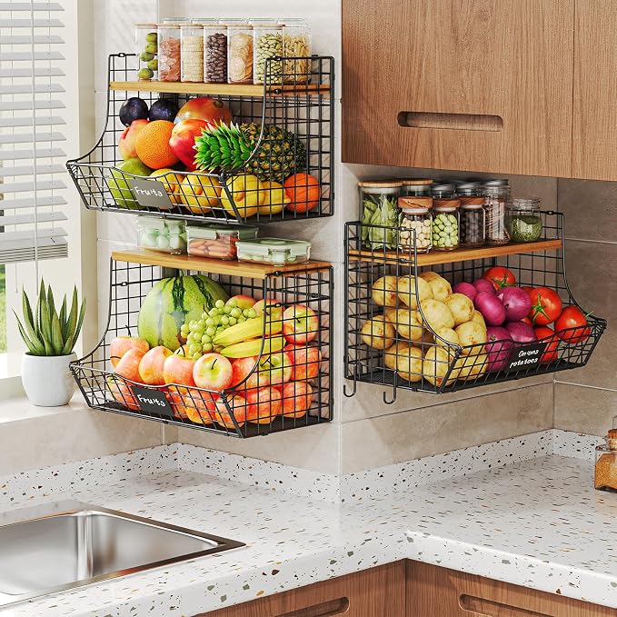 3 Pack Extra Large Fruit Basket - Image 3