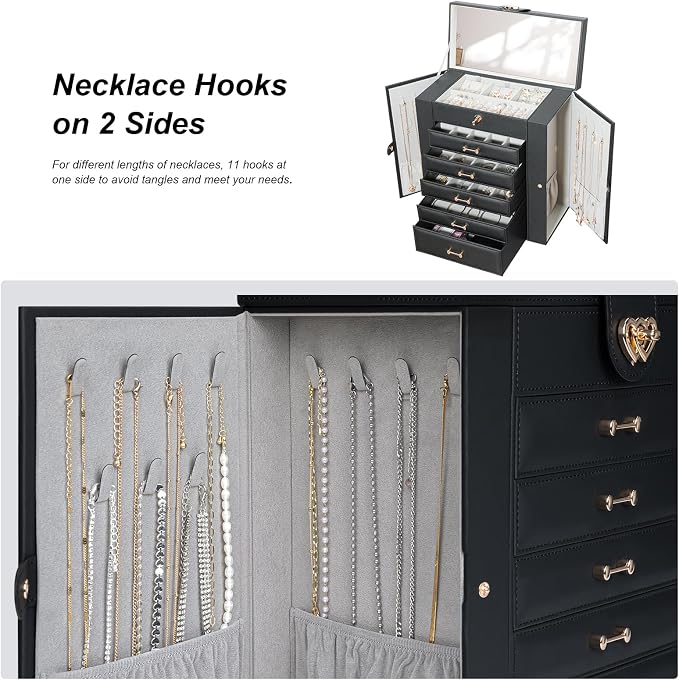 Large Jewelry Organizers and Storage, Large Jewelry Box - Image 5