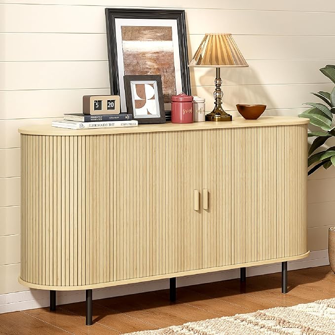 55" Sideboard Buffet Cabinet by ONBRILL