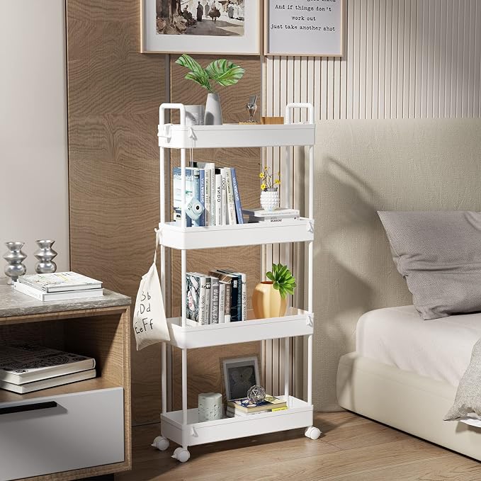 SOLEJAZZ Slim Rolling Storage Cart - Image 6
