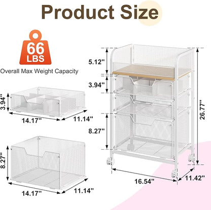 Hongtamoya Makeup Organizer Cart - Image 7