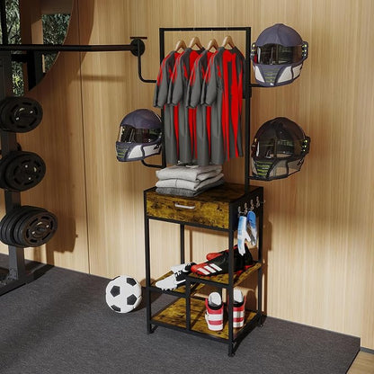 uyoyous Motorcycle Helmet Holder, Helmet Stand, Large Standing Helmet Holder - Image 6
