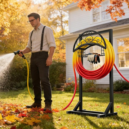 Garden Hose Holder Stand, BOLITE Metal Hanger - Image 7