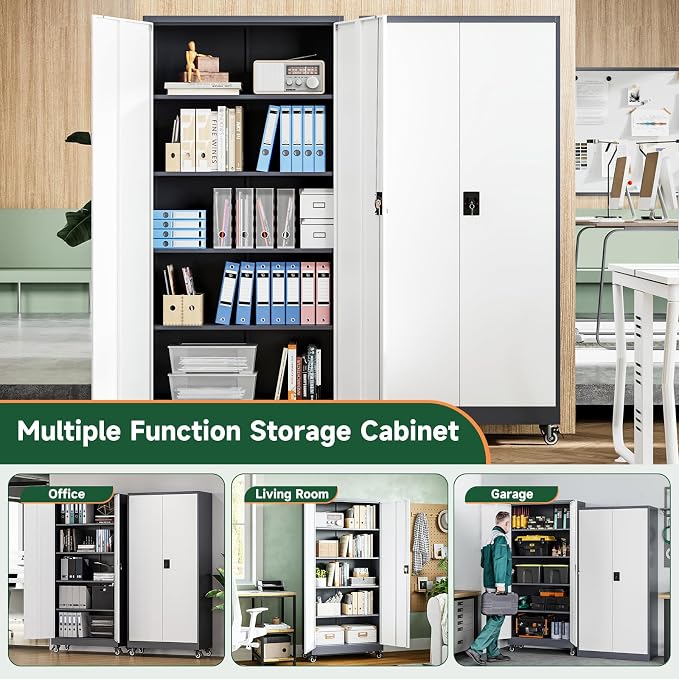 Letaya Metal Garage Storage Cabinets - Image 7
