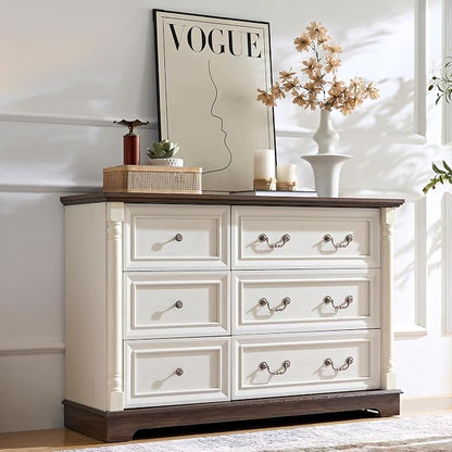 Farmhouse 6 Drawer Dresser - Image 4