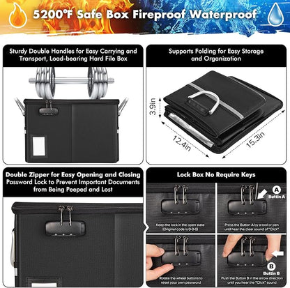 TOMKID Fireproof File Cabinet - Image 2
