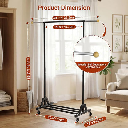 Rolling Garment Rack - Image 3