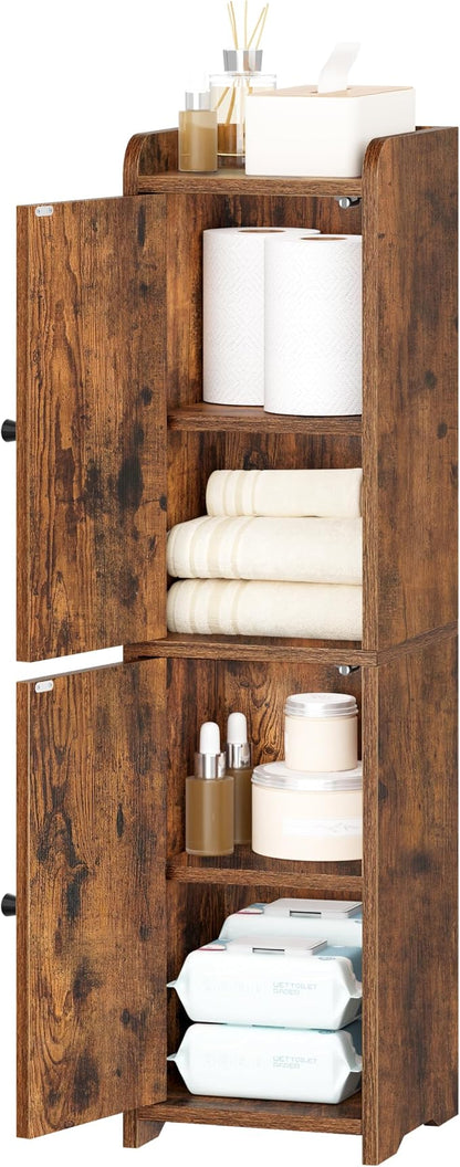 Hzuaneri Bathroom Storage Cabinet, Small Corner Floor Cabinet - Image 9