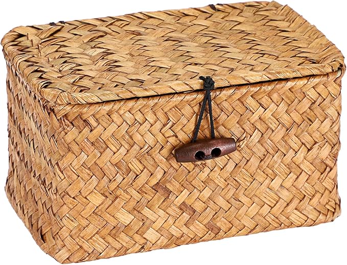 Hipiwe Seagrass Basket Key Holder Box by Hipiwe