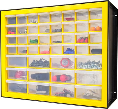 IRIS Plastic Hardware Storage Drawer, 44 Drawer Parts Cabinet by IRISUSA
