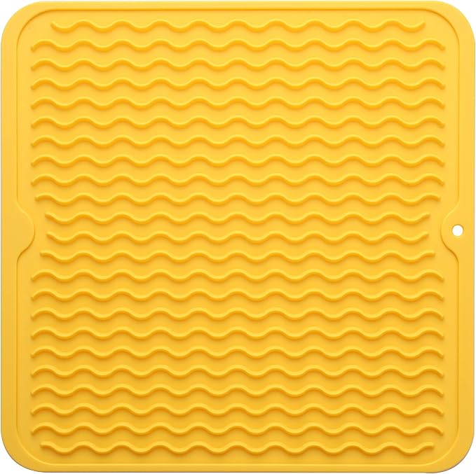 Silicone Dish Drying Mat for Multiple Usage, Easy clean, Eco-friendly, by MicoYang