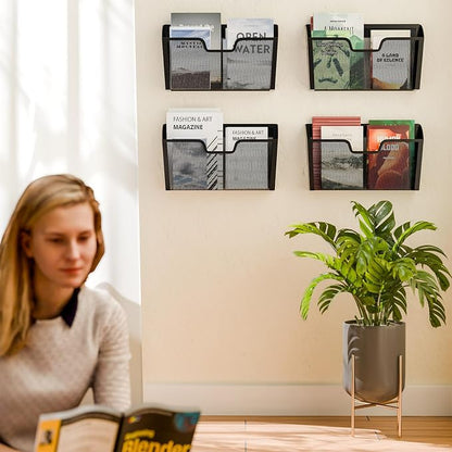 Simple Trending Wall File Organizer, Mesh 7-Tier Vertical Hanging File Holder - Image 5