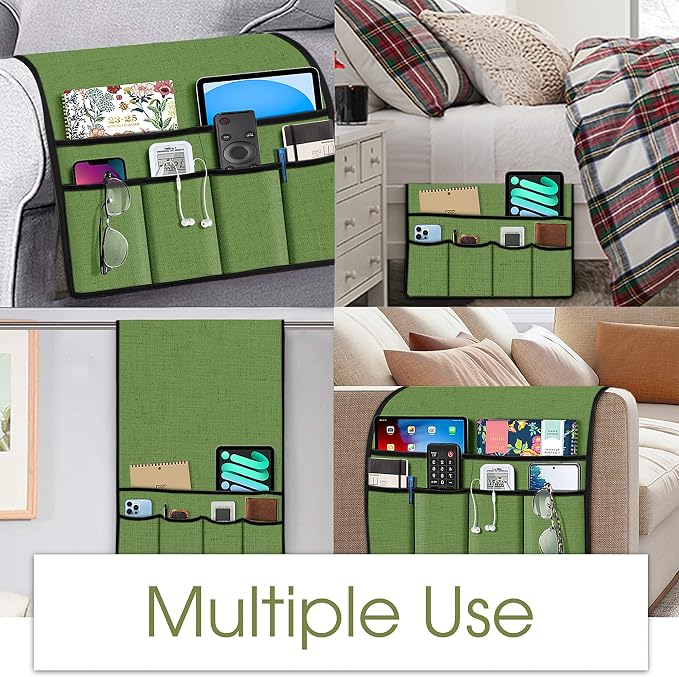 Joywell Armrest Organizer Remote Holder, Piquant Green | - Image 7