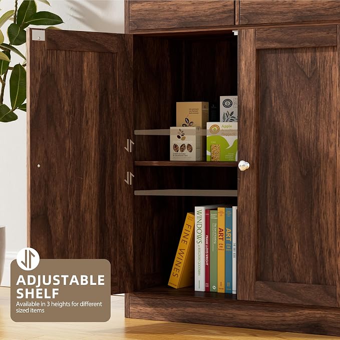 Walsunny Floor Storage Cabinet, Organizer - Image 3