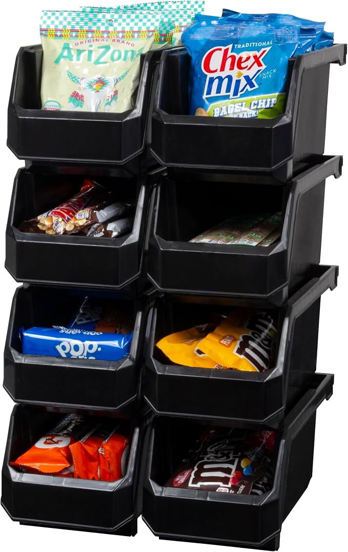 Plastic Containers for Organizing and Storage Bins for Closet, Garage or Pantry by Akro-Mils