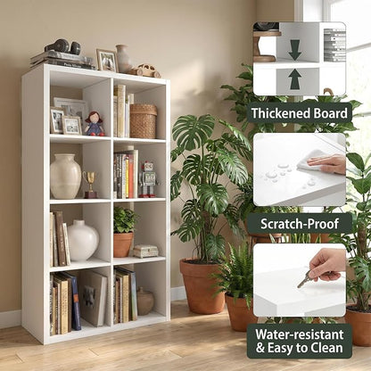 WannabeMyself【2026 Wooden Thick Frame】 8 Cube Storage Organizer - Image 3