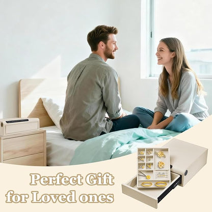 Jewelry Safe with Drawers，Biometric Fingerprint safe, Slide-Away Handgun Safe - Image 5