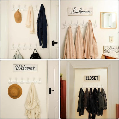 Dseap Coat Rack Wall Mount 2.0 Pro: 24” Long, 3X Tougher, Heavy Duty Stainless - Image 6