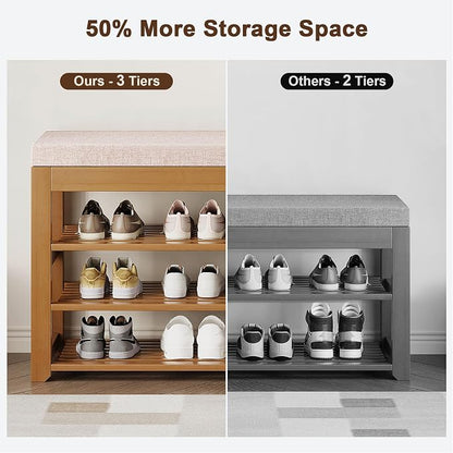 PETKABOO 47.2 in Shoe Rack Bench - Image 7