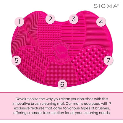 Sigma Beauty Makeup Brush Cleaner Mat – Sigma Spa Express Silicone Makeup Brush - Image 3