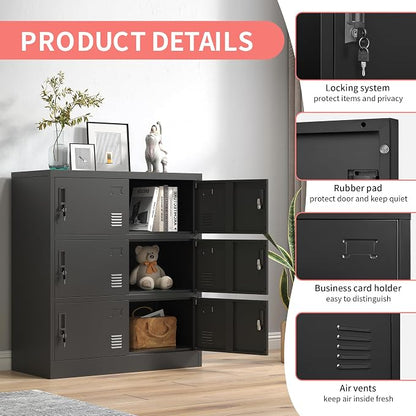 IKIMI Metal Lockers for Employees, Office Storage Locker - Image 5
