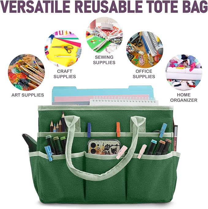 Cupohus Art Organizer Craft Storage Tote Bag - Image 2