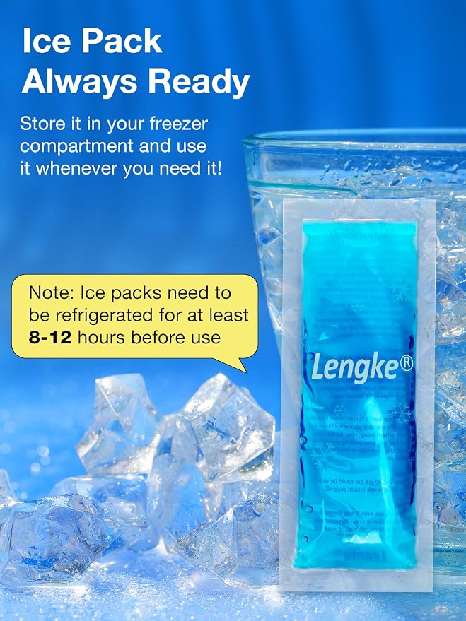 Leng Ke Ice Pack for Insulin Cooler Travel Case TSA Approved - Image 2