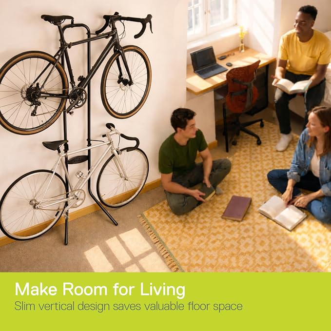 Delta Cycle Michelangelo 2 Bike Storage Rack Black - Image 4