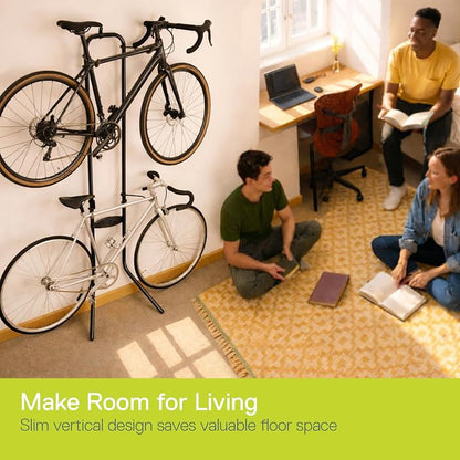 Delta Cycle Michelangelo 2 Bike Storage Rack Black - Image 4