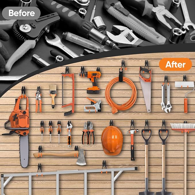 Nacial 16 Pack Garage Hooks Heavy Duty, Utility Steel Garage Storage Hook - Image 6