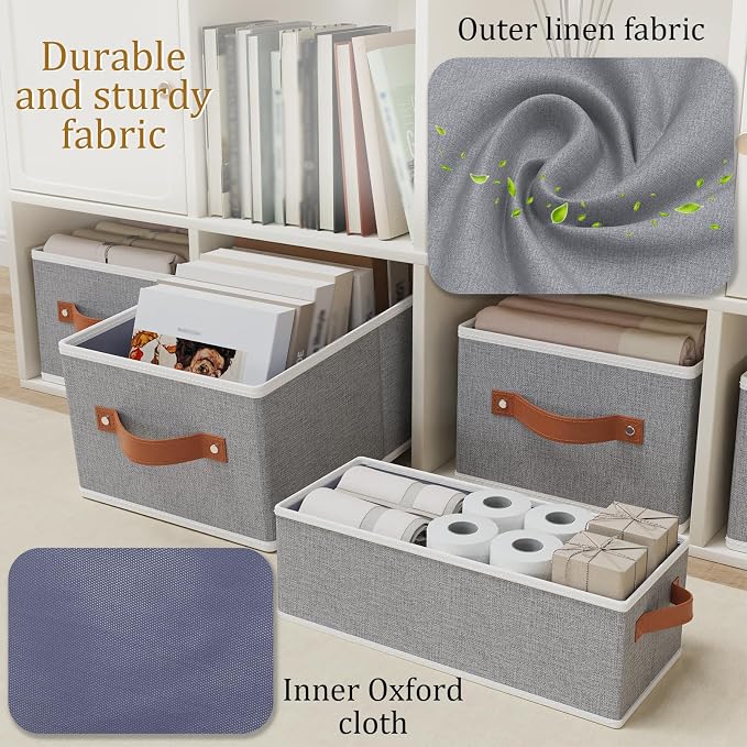 OUTBROS Storage Baskets, Foldable Bins - Image 7