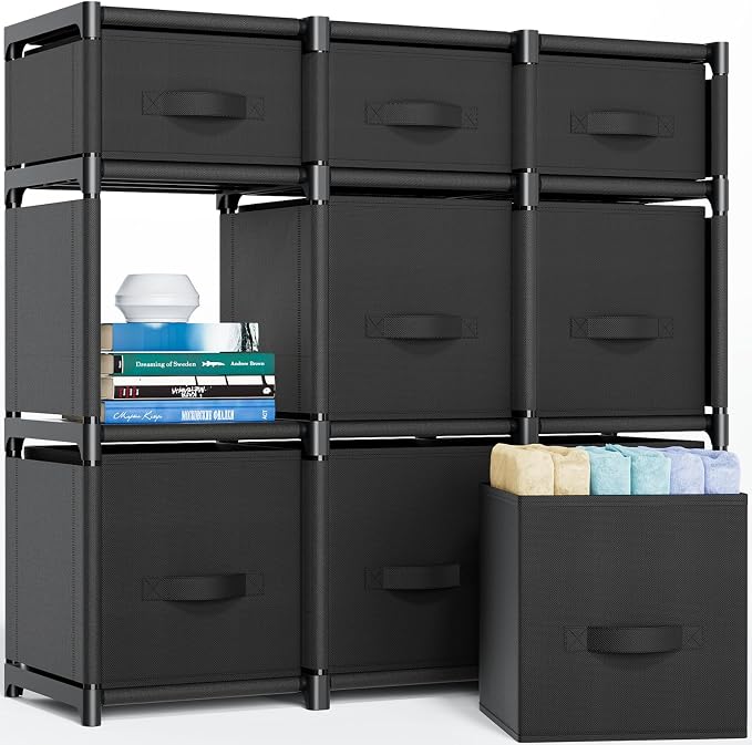 Mavivegue 9 Cube Storage Organizer, Closet Organizers and Storage, Cube Storage by Mavivegue