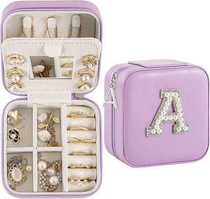 Travel Jewelry Case, Small Jewelry Box Organizer by Unknown