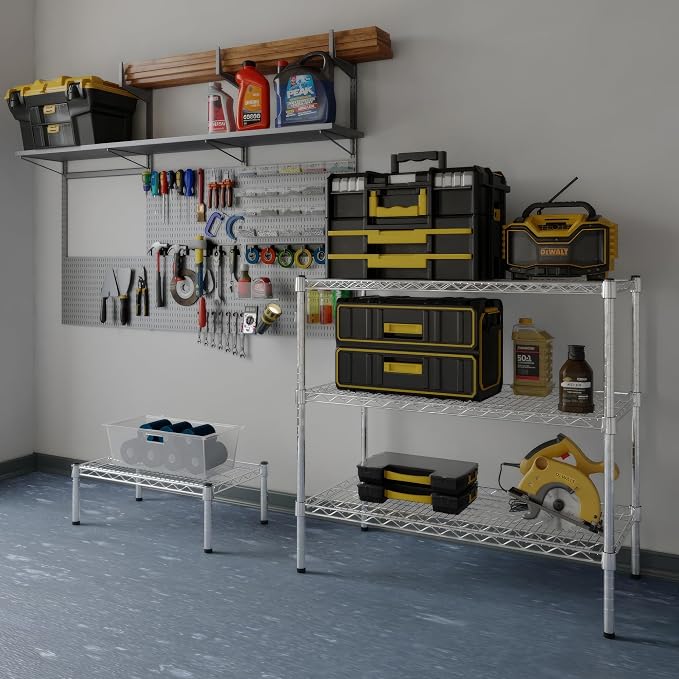 18" Deep x 36" Wide x 34" Height Wire Shelving Kit | 3-Tier | NSF Commercial - Image 5