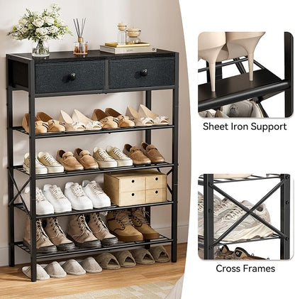 Shoe Rack for Entryway, 5 Tier Shoe Organizer - Image 6