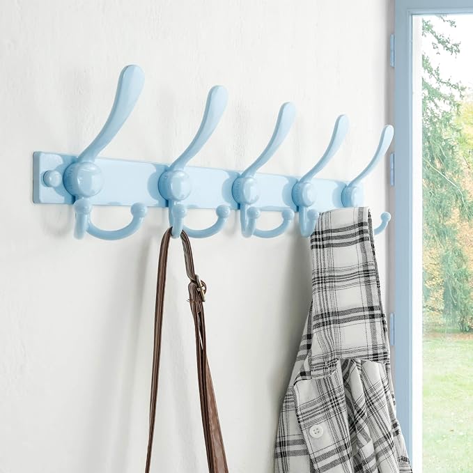 Dseap Coat Rack Wall Mount 2.0 Pro: Heavy Duty 300% Thicker, Stainless Steel - Image 2