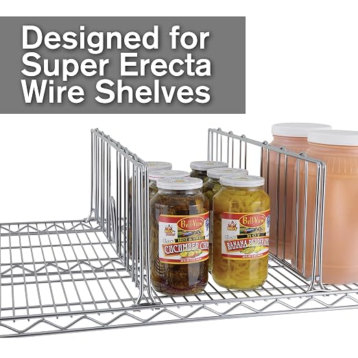 Metro DD24C Super Erecta Chrome Plated Shelf Divider - Image 2