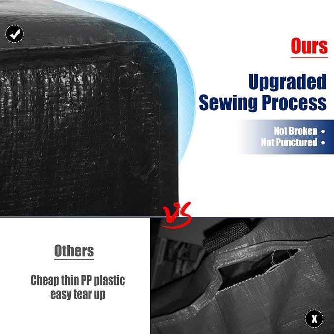 Cosy Family 8 Pack Heavy Duty Extra Large Moving Bags - Image 3