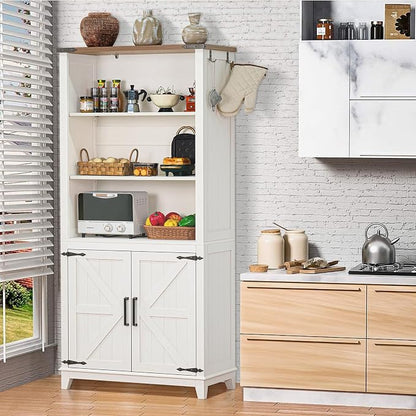 70in Tall Bookshelf 5 Tier Bookcase - Image 8