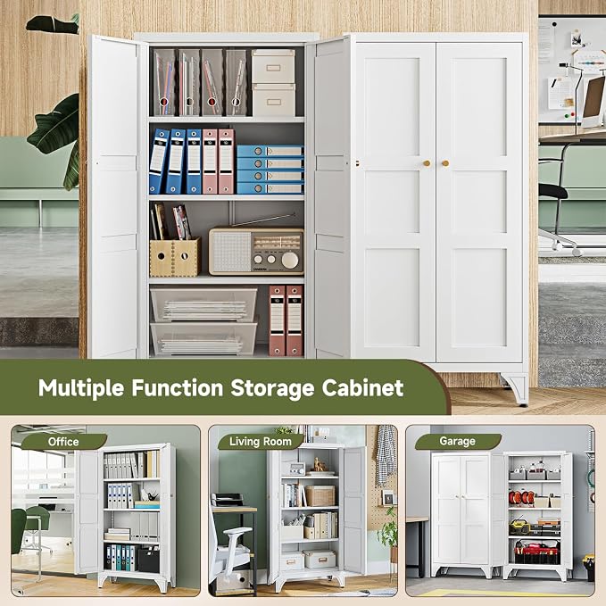 Letaya 47.3" H Metal Storage Cabinet - Image 8