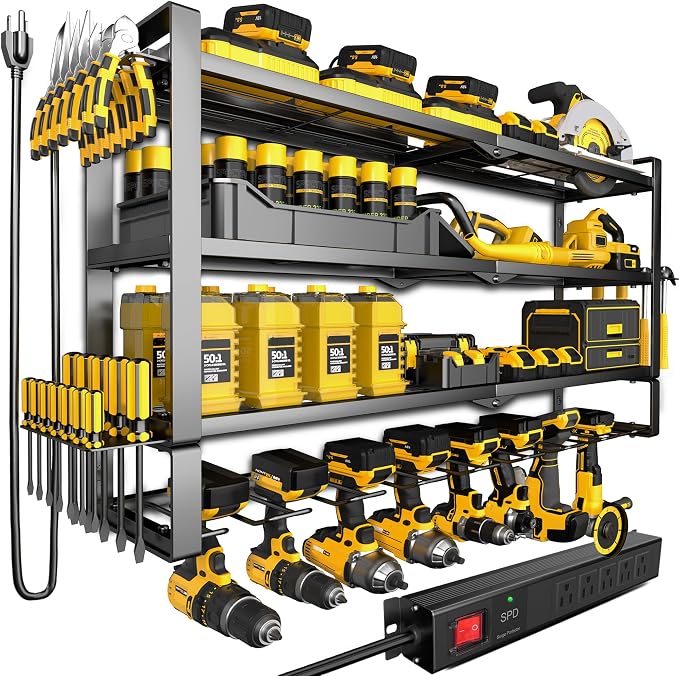MOOMSINE Large Power Tool Organizer Wall Mount by MOOMSINE