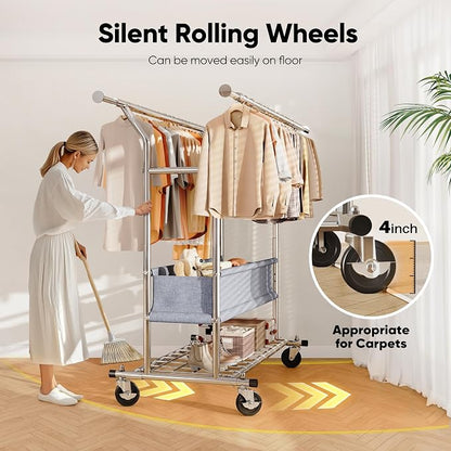 HOKEEPER Clothing Rack Heavy Duty Clothes Rack - Image 4